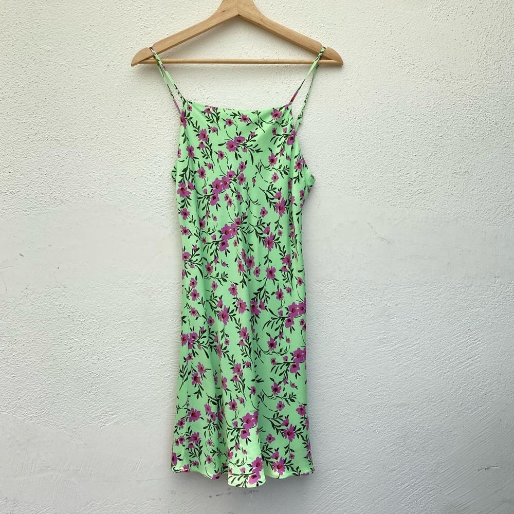 Zara Silk Floral Dress